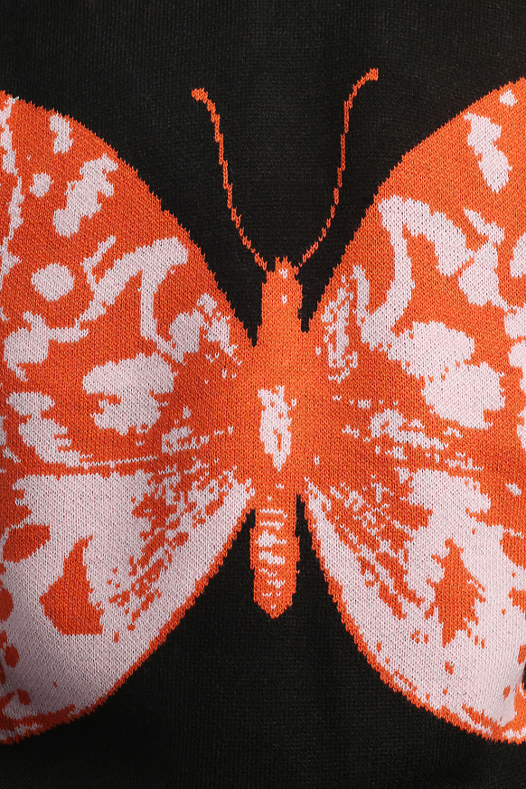 Мужской свитер Butter Goods Butterfly Knit Sweater (Butterfly Knit-black) - фото 4 картинки