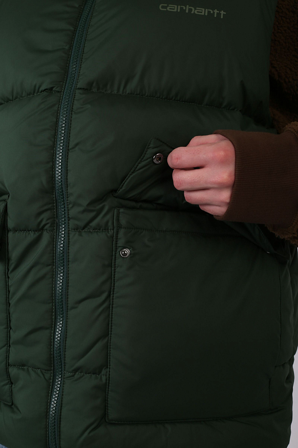 Мужской жилет Carhartt WIP Springfield Vest (I032265-tree/duck grn) - фото 6 картинки