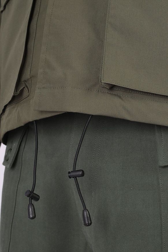 Мужская куртка Uniform Bridge 22FW Canadian Fatigue Jacket (22FW jacket-olive) - фото 7 картинки