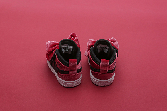 Детские кроссовки Jordan 1 Mid Bow TD (CK5679-006) - фото 4 картинки