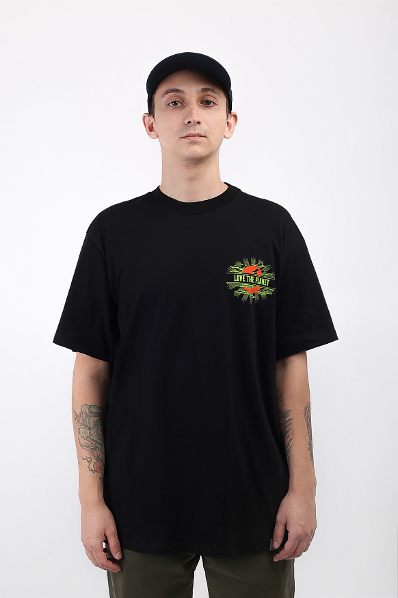 Мужская футболка Carhartt WIP Love Planet T-shirt (I028497-black)