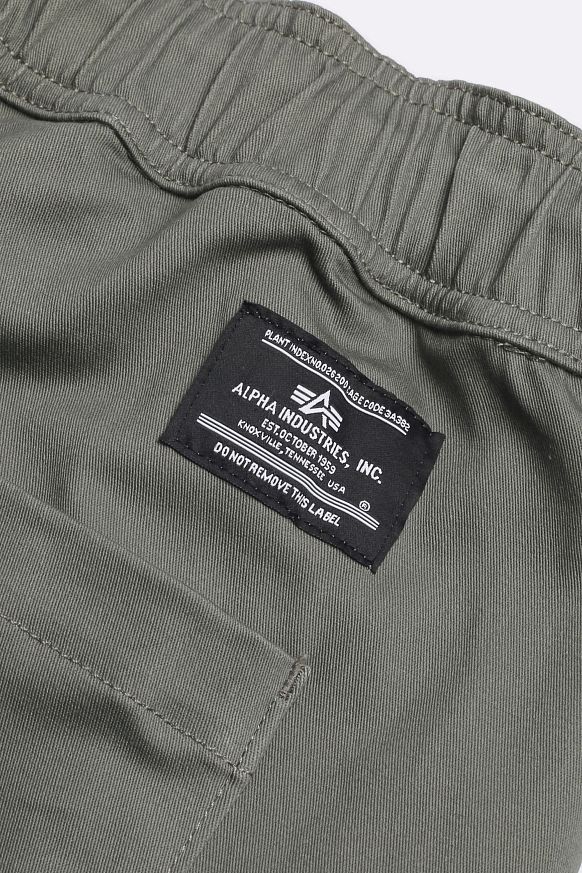Мужские шорты Alpha Industries CTN Short (MBC55000C1-olive) - фото 3 картинки