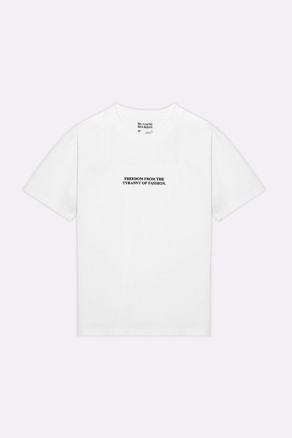 Мужская футболка Running Religion FREEDOM T-SHIRT (FREEDOM T-SHIRT-white)