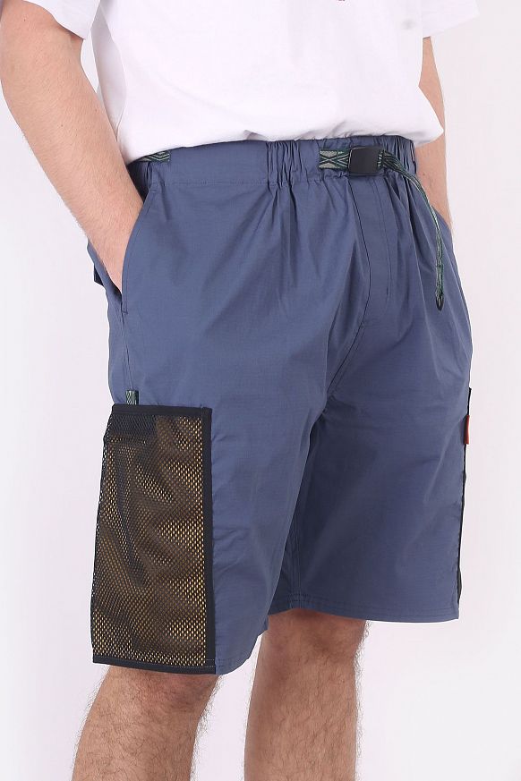 Мужские шорты Butter Goods Mesh Cargo Shorts (Mesh Cargo-stone blue) - фото 3 картинки