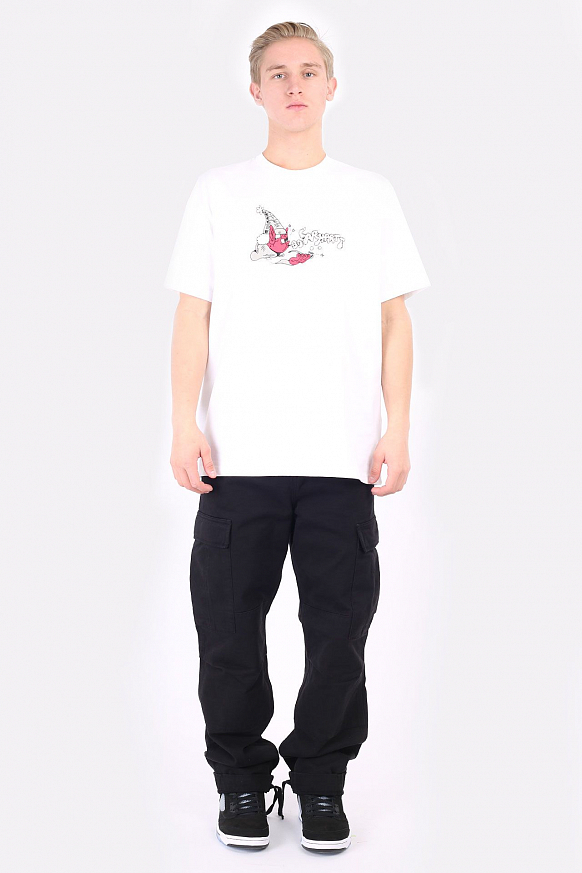 Мужская футболка Carhartt WIP S/S Kogancult Wizard T-Shirt (I029632-white) - фото 5 картинки