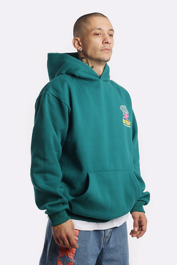 Мужская толстовка Butter Goods All Terrain Pullower Hood (All Terrain Pullower-pine) - фото 3 картинки