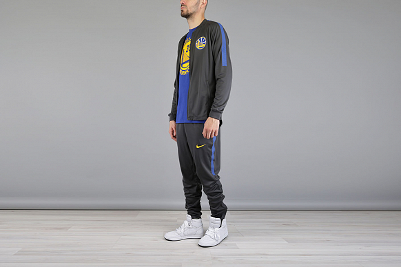 Мужской спортивный костюм Nike GSW Dry NBA Track Suit (923082-060) - фото 2 картинки