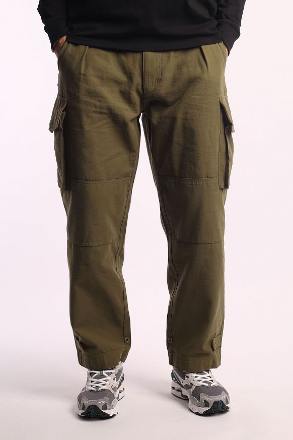 Мужские брюки FrizmWORKS French Army Pants (FWPT003-olive) - фото 4 картинки