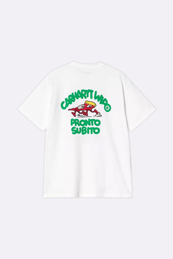 Мужская футболка Carhartt WIP S/S Pronto T-Shirt (I035195-white) - фото 2 картинки