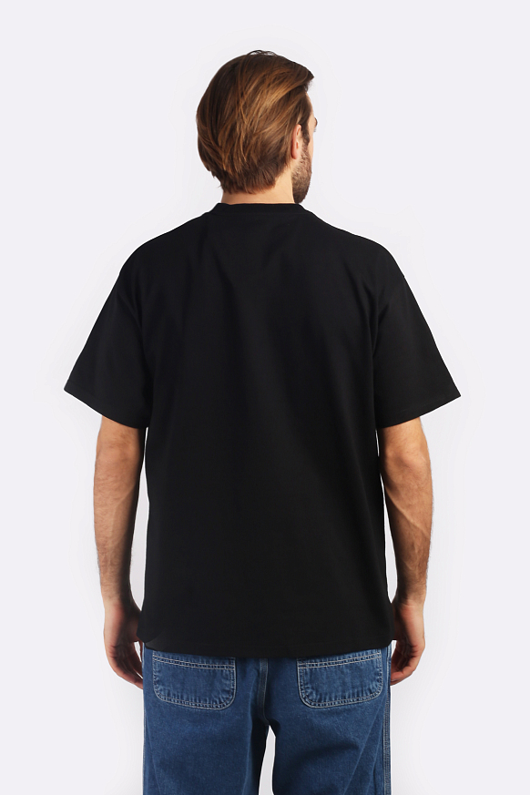 Мужская футболка Carhartt WIP S/S Onyx T-Shirt (I032875-black/wax) - фото 4 картинки