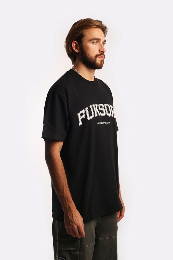Мужская футболка FUKSQRE University Black (Universityblack) - фото 3 картинки