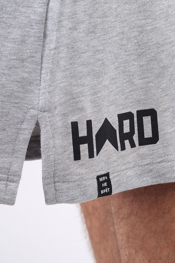 Мужские шорты Hard Blank Shorts (Hard grey) - фото 6 картинки