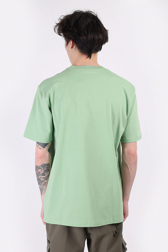 Мужская футболка Carhartt WIP S/S III World T-Shirt (I029058-green) - фото 4 картинки