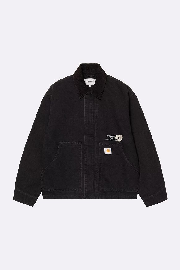 Мужская куртка Carhartt WIP OG Arcan Graphic Jacket (I035553-blk/blk h st wash)