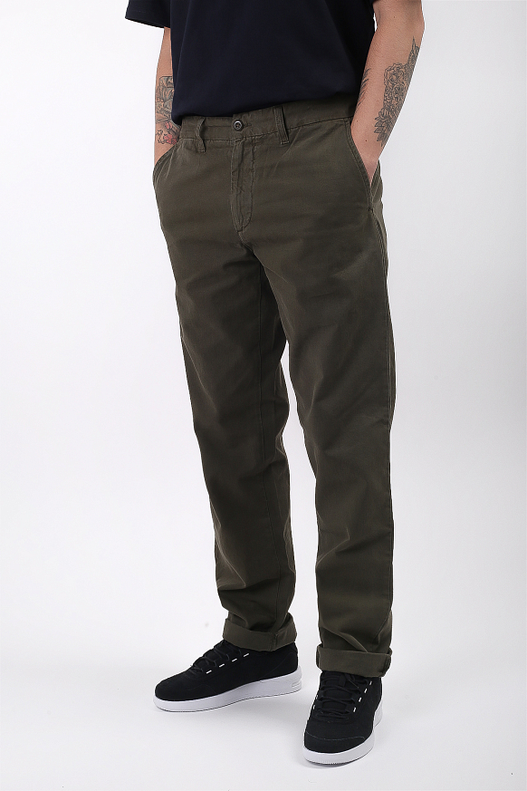 Мужские брюки Carhartt WIP Johnson Pant (I026021-cypress) - фото 3 картинки