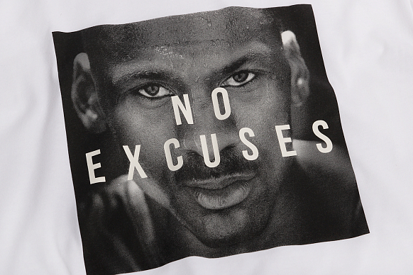 Мужская футболка Jordan Making Excuses Dri-Fit Tee (862193-100) - фото 2 картинки
