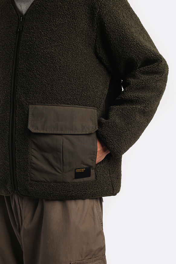Мужская куртка Carhartt WIP Devin Liner (I032244-cypress) - фото 5 картинки