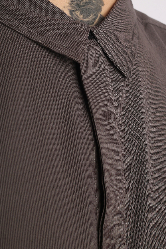 Мужская рубашка DeMarcoLab Atom C/M/X Shirt (DM23EX01-J01-grey) - фото 3 картинки