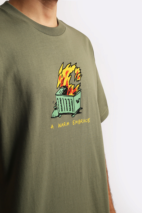 Мужская футболка Carhartt WIP S/S Warm Embrace T-Shirt (I032390-green) - фото 5 картинки
