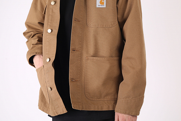 Мужская куртка Carhartt WIP Michigan Coat (I026480-hlt brown) - фото 7 картинки