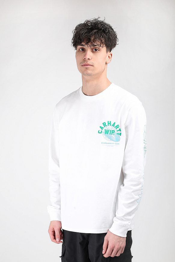 Мужской лонгслив Carhartt WIP Remix T-Shirt (I028487-white)
