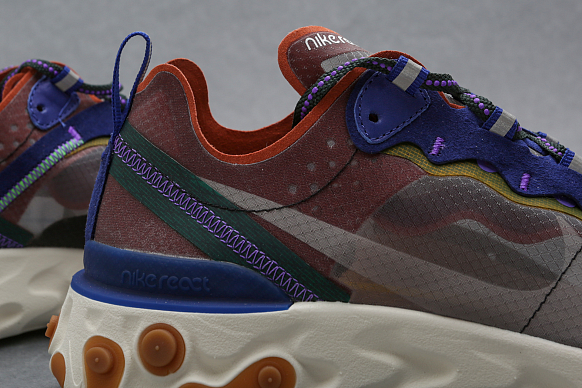 Мужские кроссовки Nike React Element 87 (AQ1090-200) - фото 3 картинки
