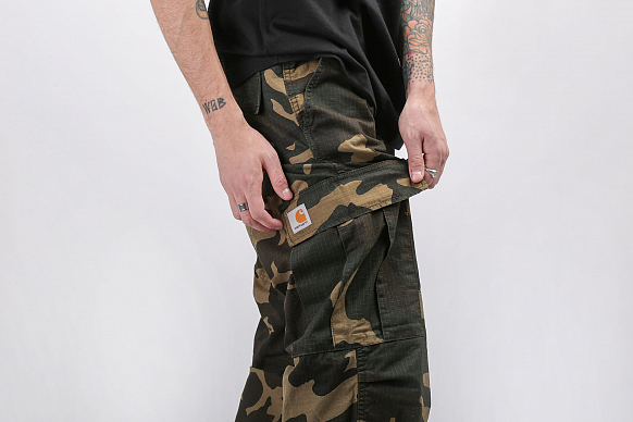 Мужские брюки Carhartt WIP REGULAR CARGO PANT (I015875-camo) - фото 6 картинки