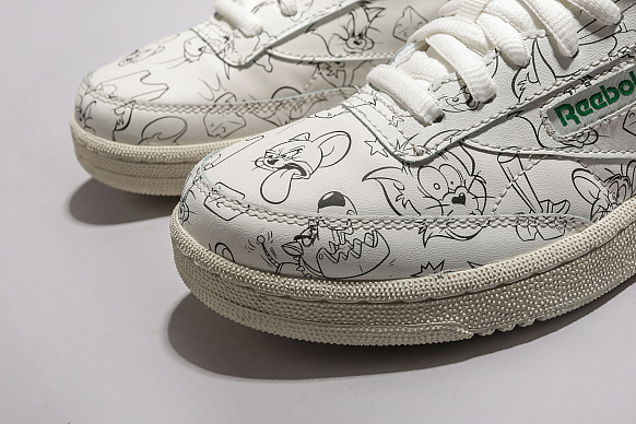 Детские кроссовки Reebok Club C 85 MU x Tom & Jerry (FX4012) - фото 5 картинки