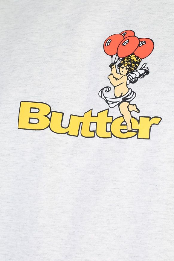 Мужская футболка Butter Goods Balloons Logo Tee (Balloons logo-ash/grey) - фото 2 картинки