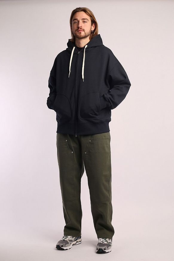 Мужская толстовка FrizmWORKS Originals Garments Hood Parka (FZWOGOT004-navy) - фото 6 картинки