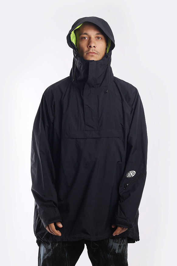 Мужская куртка Hombre Nino Packable Poncho (0231-JK0002-black) - фото 2 картинки