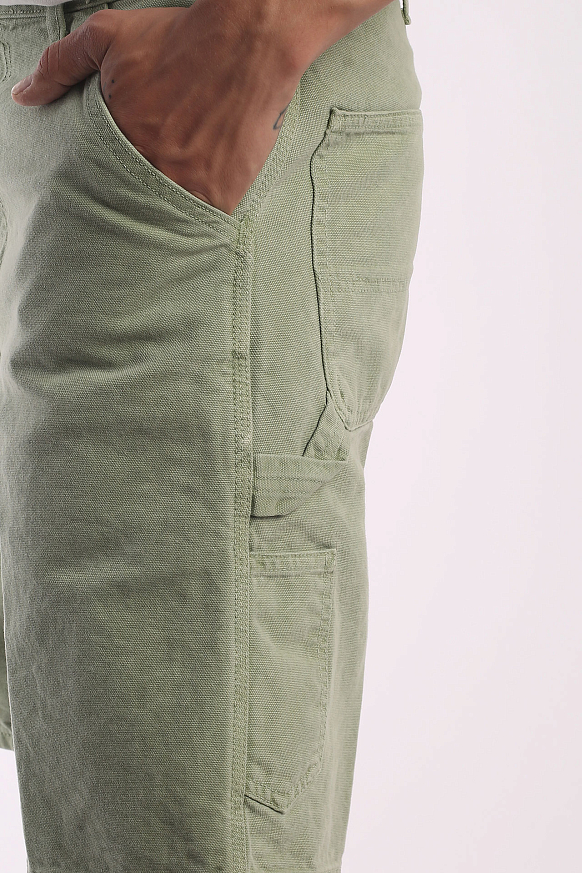 Мужские шорты Carhartt WIP Single Knee Short (I027942-spearmint faded) - фото 7 картинки