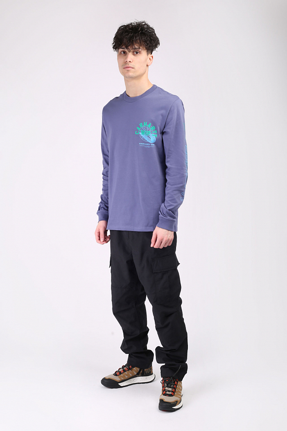 Мужской лонгслив Carhartt WIP Remix T-Shirt (I028487-cold viola) - фото 5 картинки