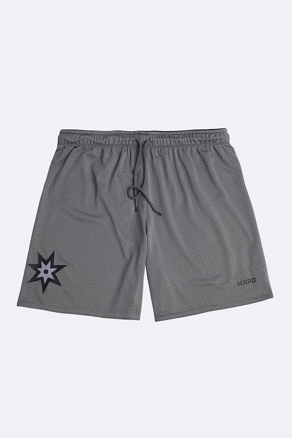 Мужские шорты Hard NBA Team Reversible Shorts (NBAteam21-black-grey)