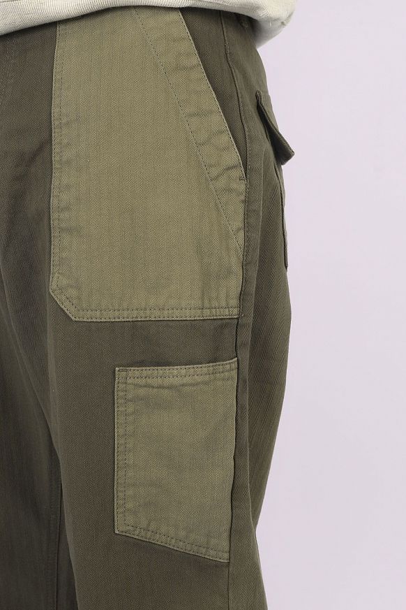 Мужские брюки Uniform Bridge 4 Pocket Fatigue Pants (4 Pocket pants-olive) - фото 3 картинки