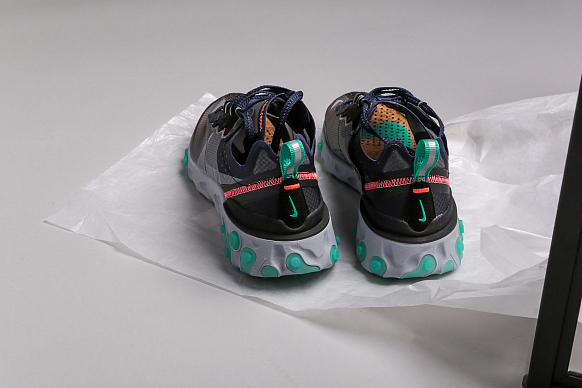 Мужские кроссовки Nike React Element 87 (AQ1090-005) - фото 2 картинки