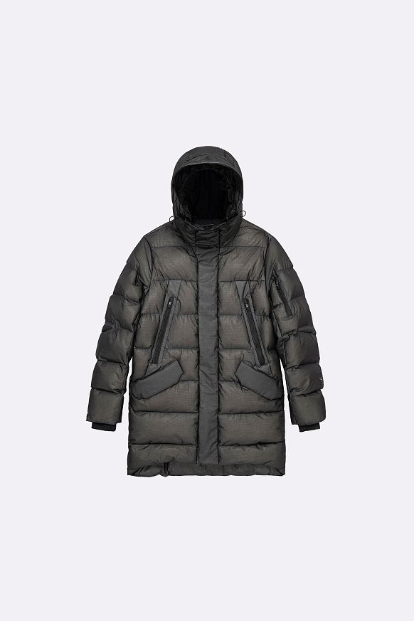 Мужская куртка KRAKATAU Strofo Long Down Jacket (Qm565-19-strofo-черн)