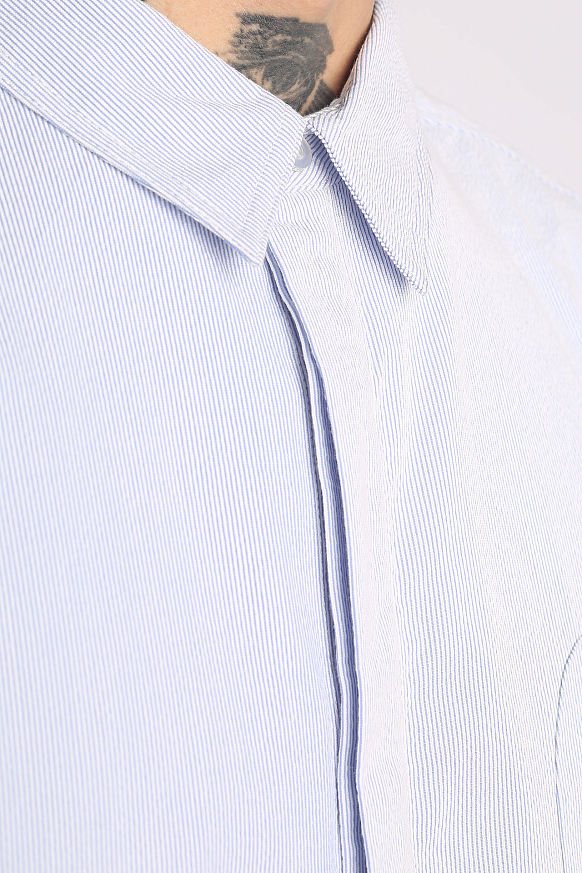 Мужская рубашка DeMarcoLab Atom C/M/X Shirt (DM23EX01-J01-blue) - фото 5 картинки