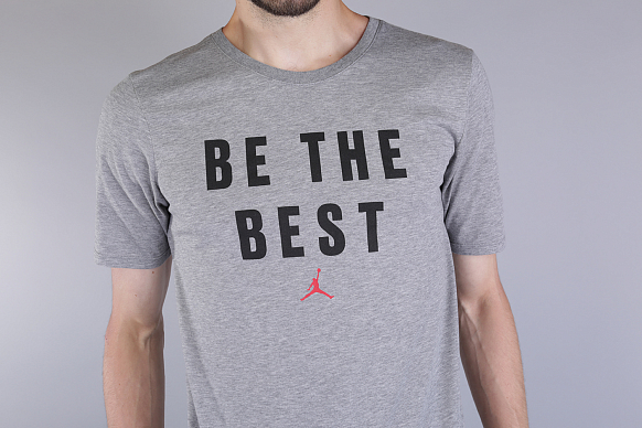 Мужская футболка Jordan Dry Beat The Best (886120-091) - фото 2 картинки