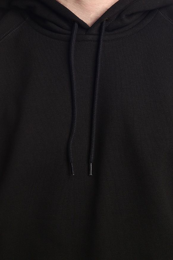 Мужская толстовка Carhartt WIP Hooded Chase Sweat (I026384-black/gold) - фото 3 картинки