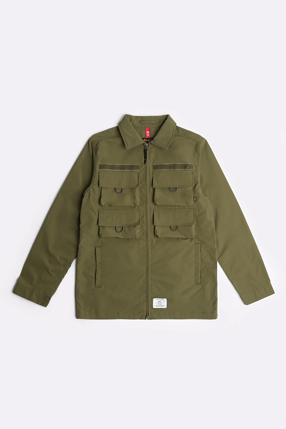 Мужская куртка Alpha Industries Nylon Cargo Shirt Jacket (MJN53000C1-green)