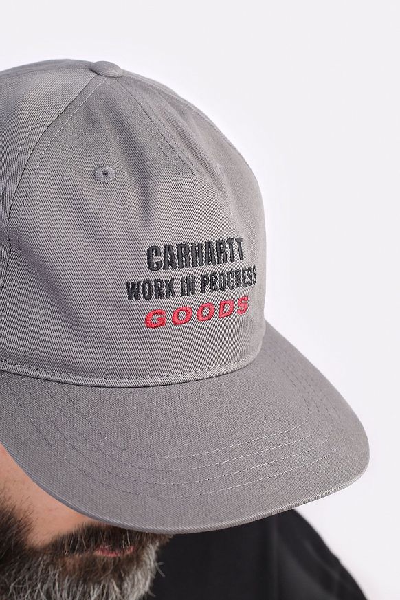 Кепка Carhartt WIP Goods Cap (I029558-thyme) - фото 2 картинки