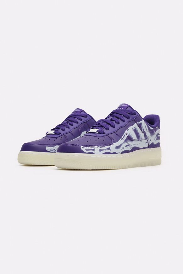 Мужские кроссовки Nike Air Force 1 '07 Skeleton QS (CU8067-500) - фото 4 картинки