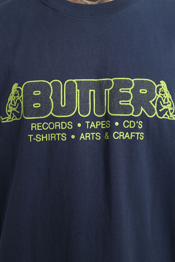 Мужская футболка Butter Goods Crafts Tee (Crafts Tee-denim) - фото 5 картинки