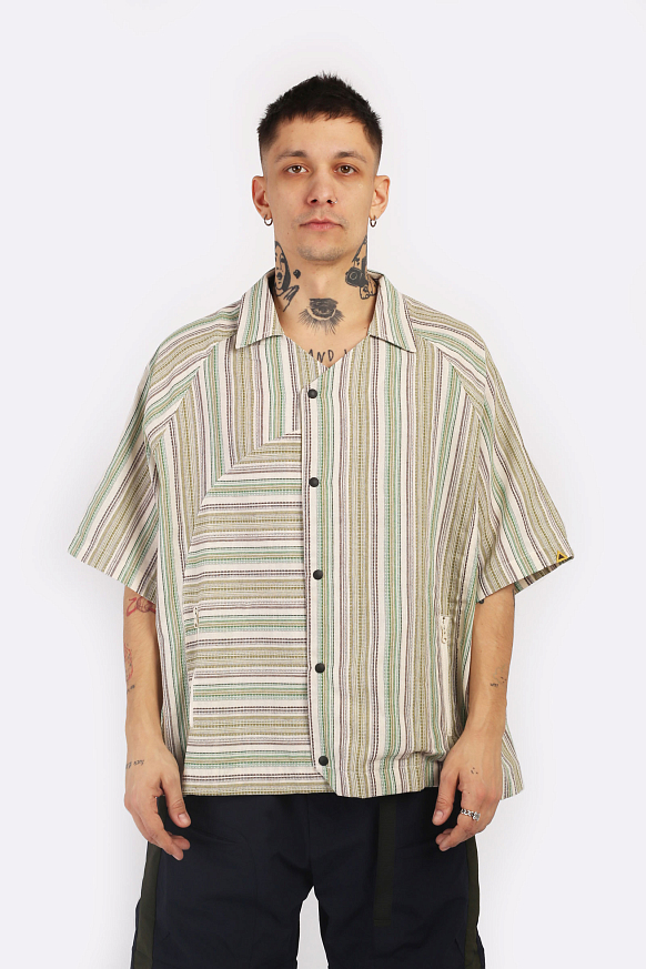 Мужская рубашка Futuremade Studio Textured Overshirt (SS24-SHI-038-GR) - фото 2 картинки