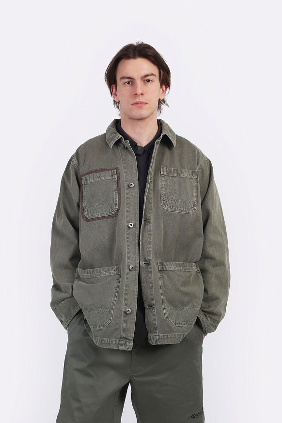 Мужская куртка Alpha Industries CTN Chore Coat (MJC55000CO-OG-107-green) - фото 5 картинки