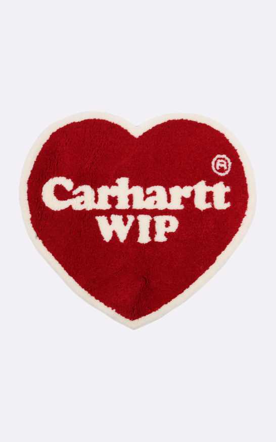 Ковёр Carhartt WIP Heart Rug (I032471-red/white)