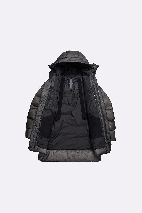 Мужская куртка KRAKATAU Strofo Long Down Jacket (Qm565-19-strofo-черн) - фото 2 картинки
