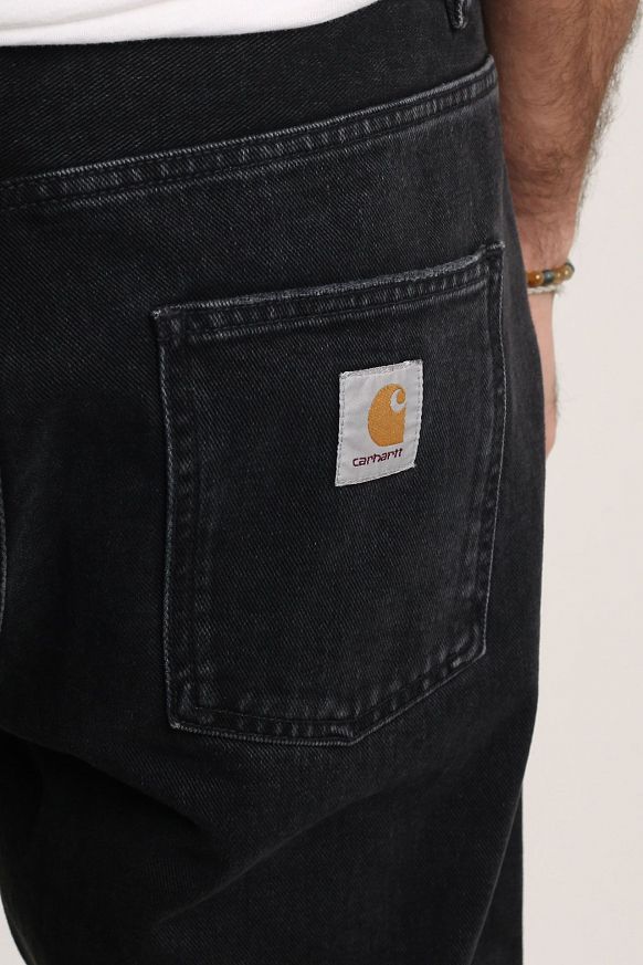 Мужские брюки Carhartt WIP Newel Pant (I029208-black) - фото 6 картинки