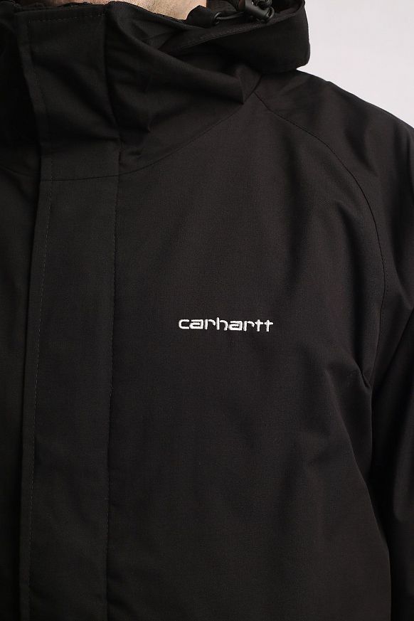 Мужская куртка Carhartt WIP Prospector Jacket (I031356-black/white) - фото 3 картинки